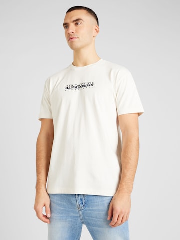 T-Shirt NAPAPIJRI en blanc : devant