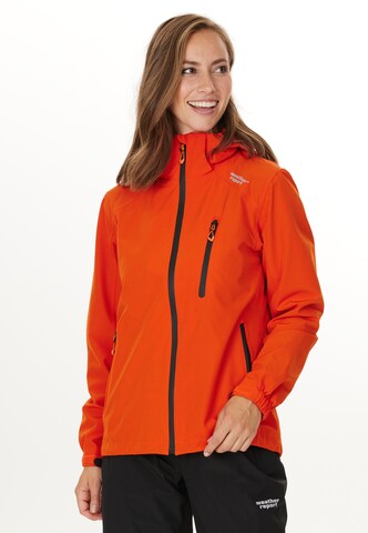 Weather Report Outdoor Jacket 'Camelia W-Pro' in Orange: front