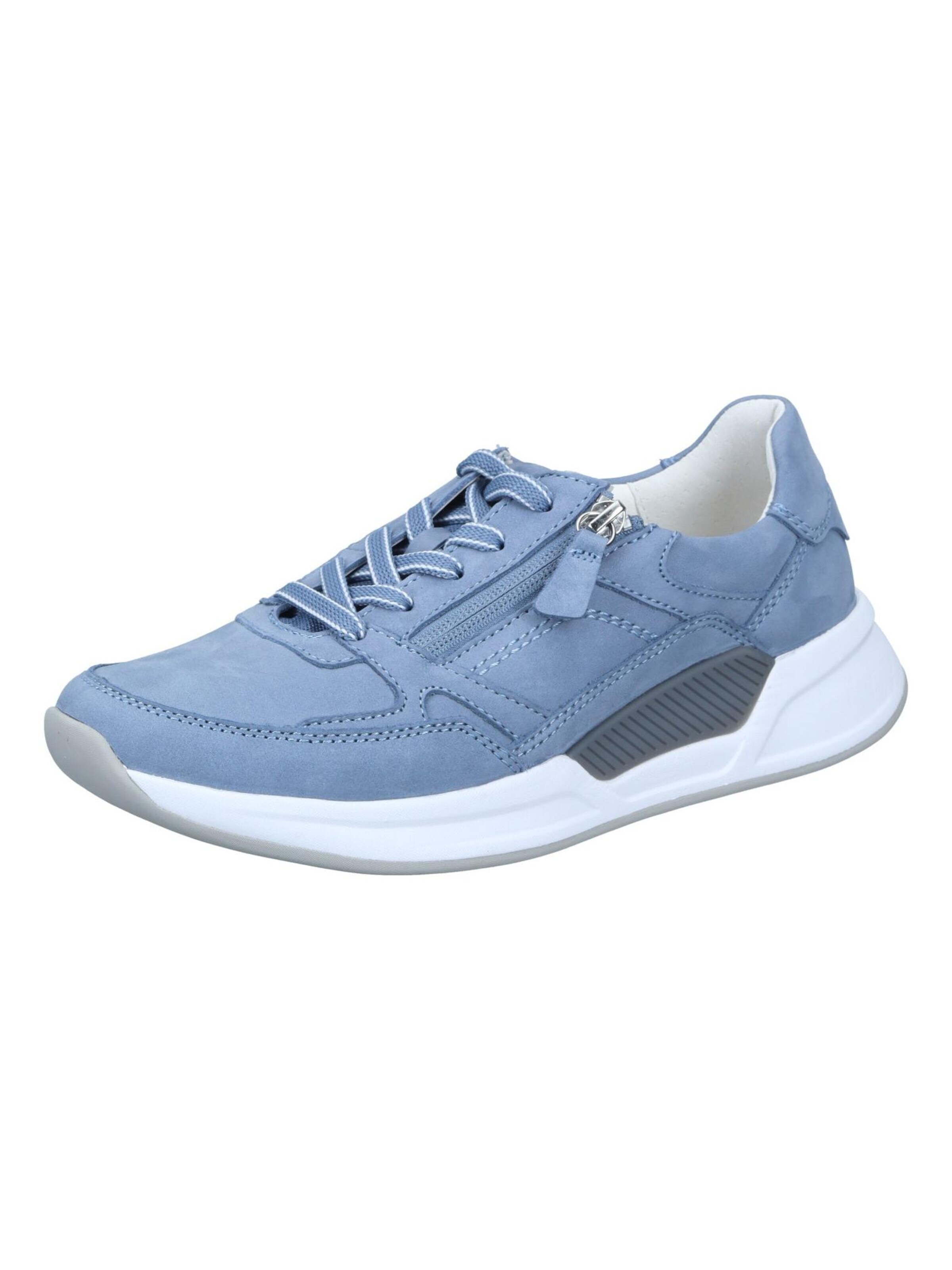 GABOR Platform trainers in Blue: front