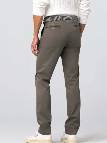 MEYER Regular Chino trousers 'Oslo' in Brown
