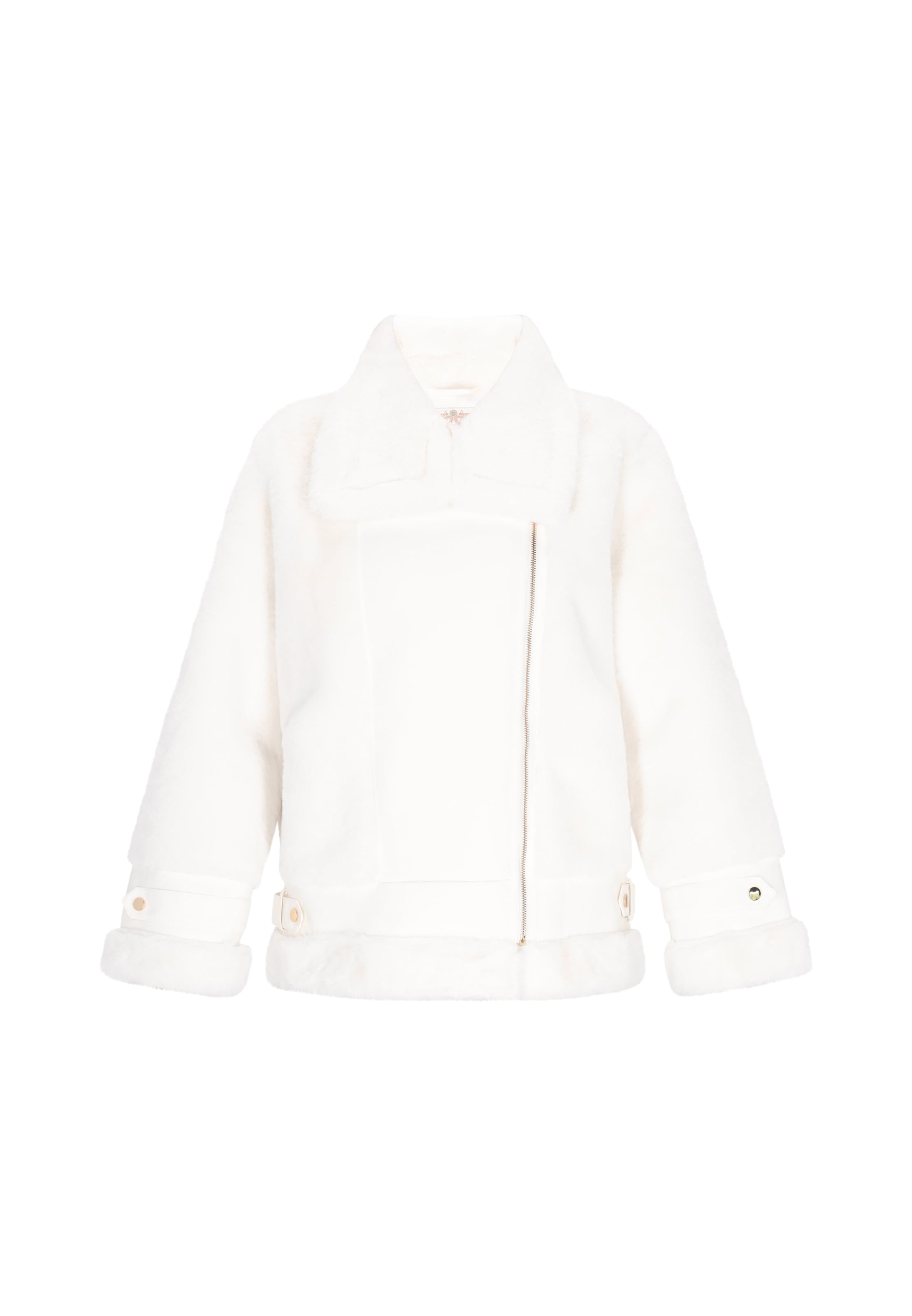 usha FESTIVAL Přechodná bunda – bílá: přední strana