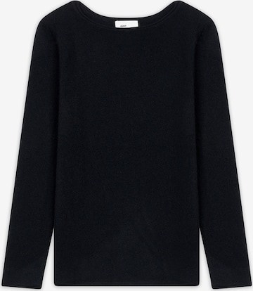 juoda JUST CASHMERE Megztinis 'Grace': priekis