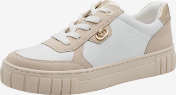 Baskets basses MARCO TOZZI en blanc : devant