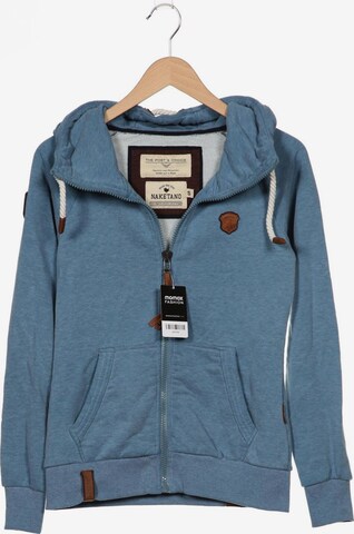 naketano Sweatshirt & Zip-Up Hoodie in S in Blue: front