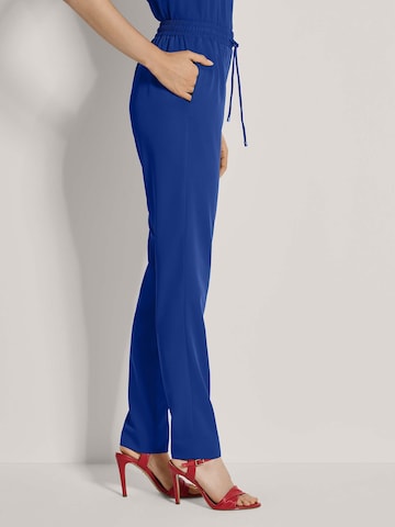 Effilé Pantalon MADELEINE en bleu