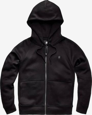 G-Star RAW Sweat jacket in Black: front