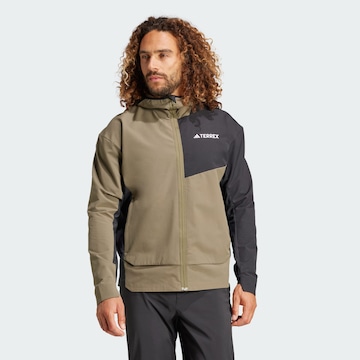 ADIDAS TERREX Outdoorjacke in Grün: Vorderseite