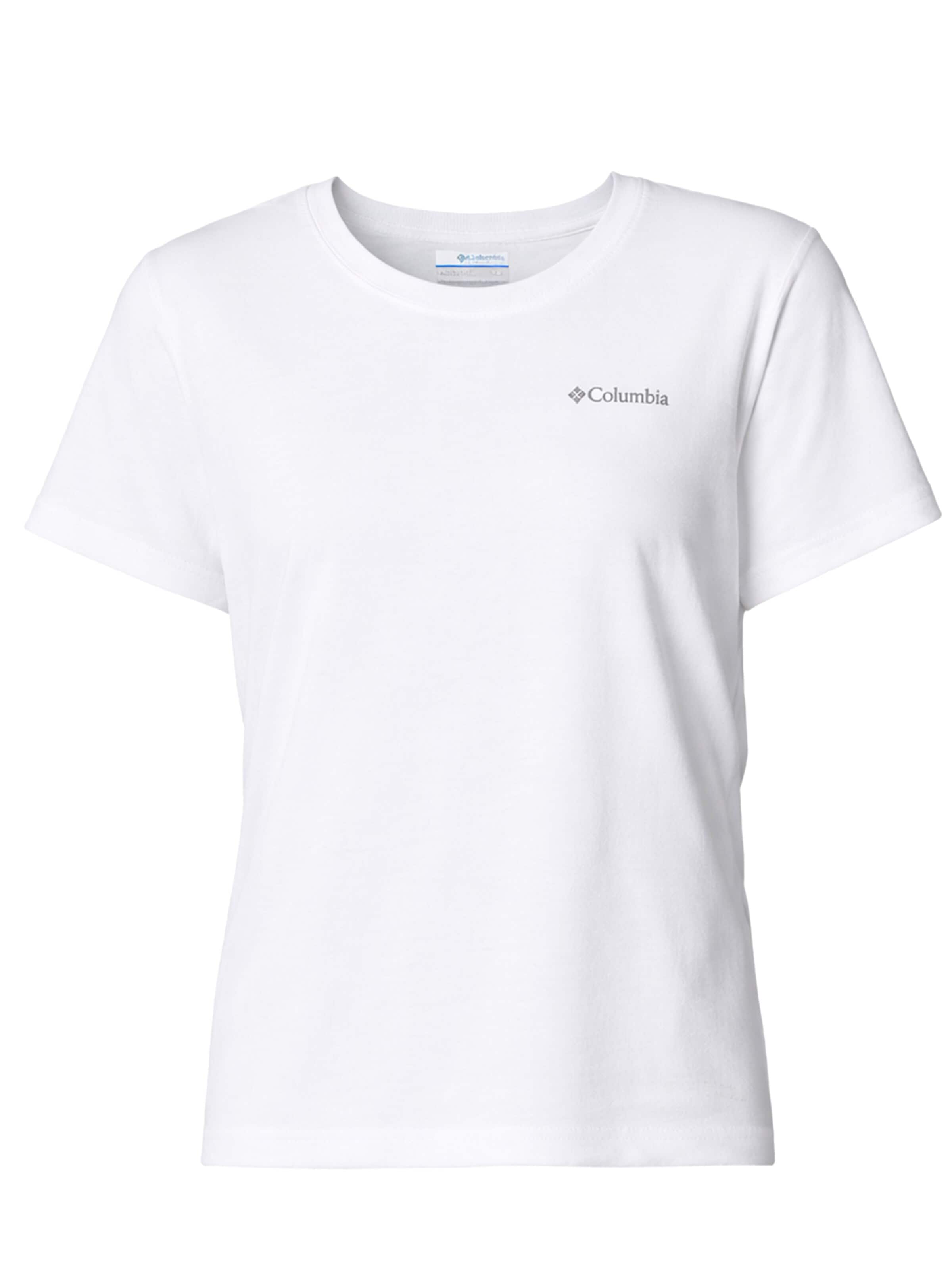 Columbia Sportswear Funktionsshirt 'Sun Trek™'‌‌ in S in weiß, Produktansicht