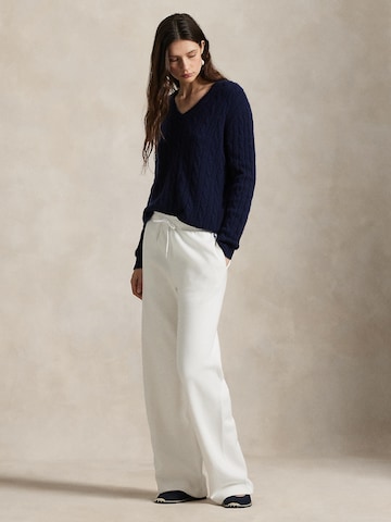 Polo Ralph Lauren Loose fit Trousers 'ARCTIC' in White