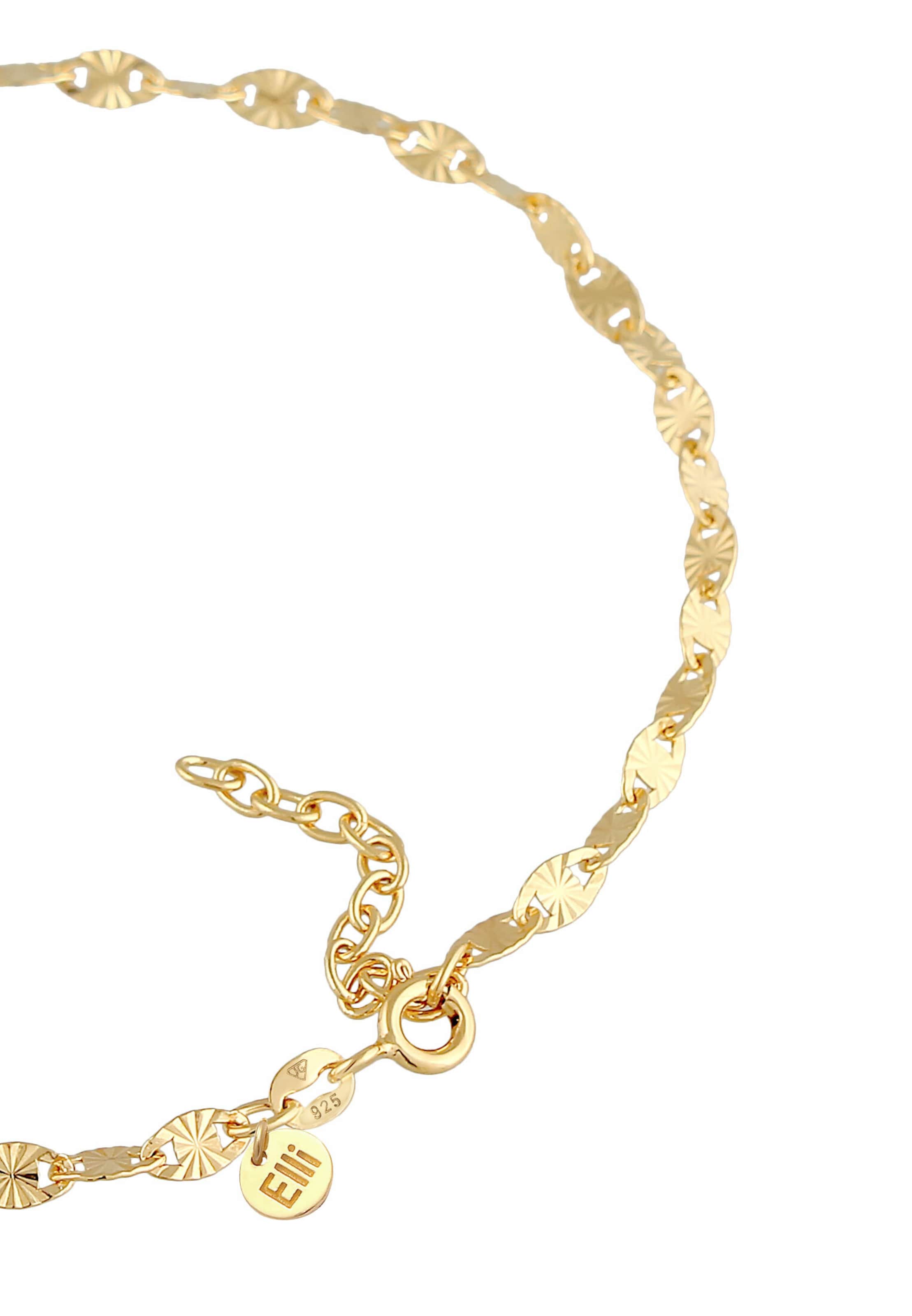 ELLI PREMIUM Украшения на ногу 'Geo' в Золотой