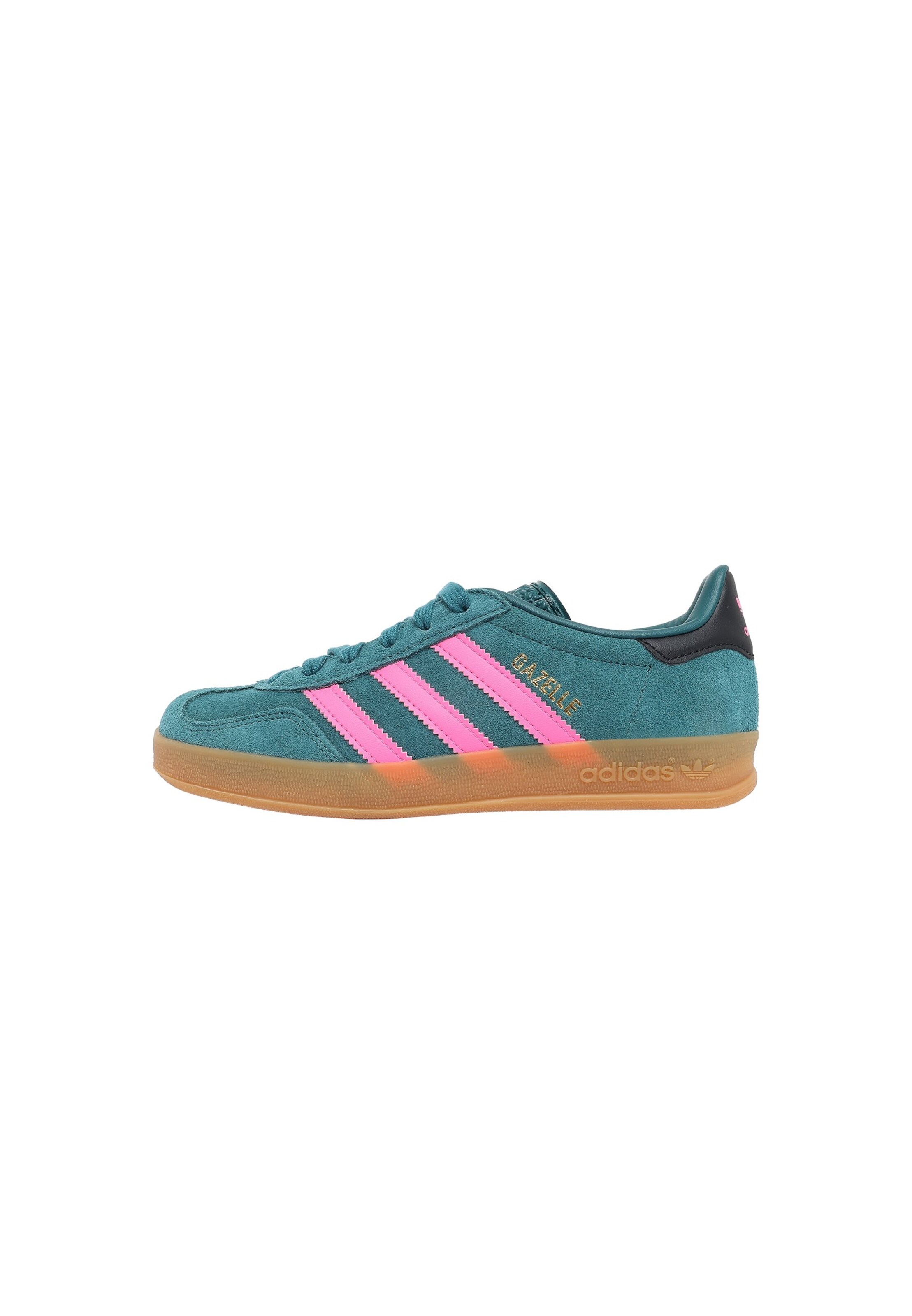 Sneaker 'Gazelle Indoor' de la ADIDAS ORIGINALS pe verde: față