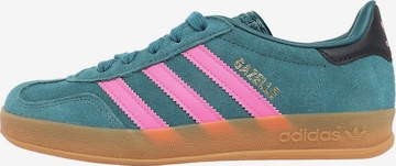 Sneaker 'Gazelle Indoor' de la ADIDAS ORIGINALS pe verde: față