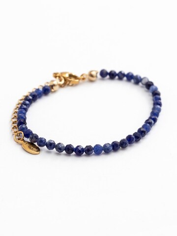 Secret Stones Armband 'Crystal Root' in Blau: Vorderseite