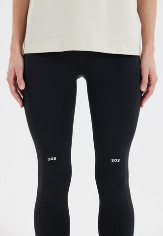 SOS Skinny Workout Pants 'Leysin' in Black