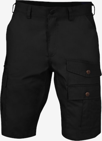 Regular Pantalon outdoor 'Ahvaz' normani en noir : devant