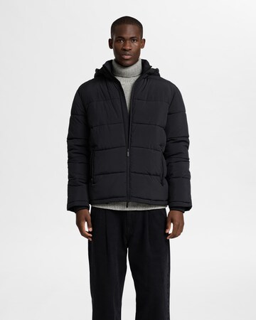 SELECTED HOMME Vinterjacka 'SLHCOOPER' i svart: framsida