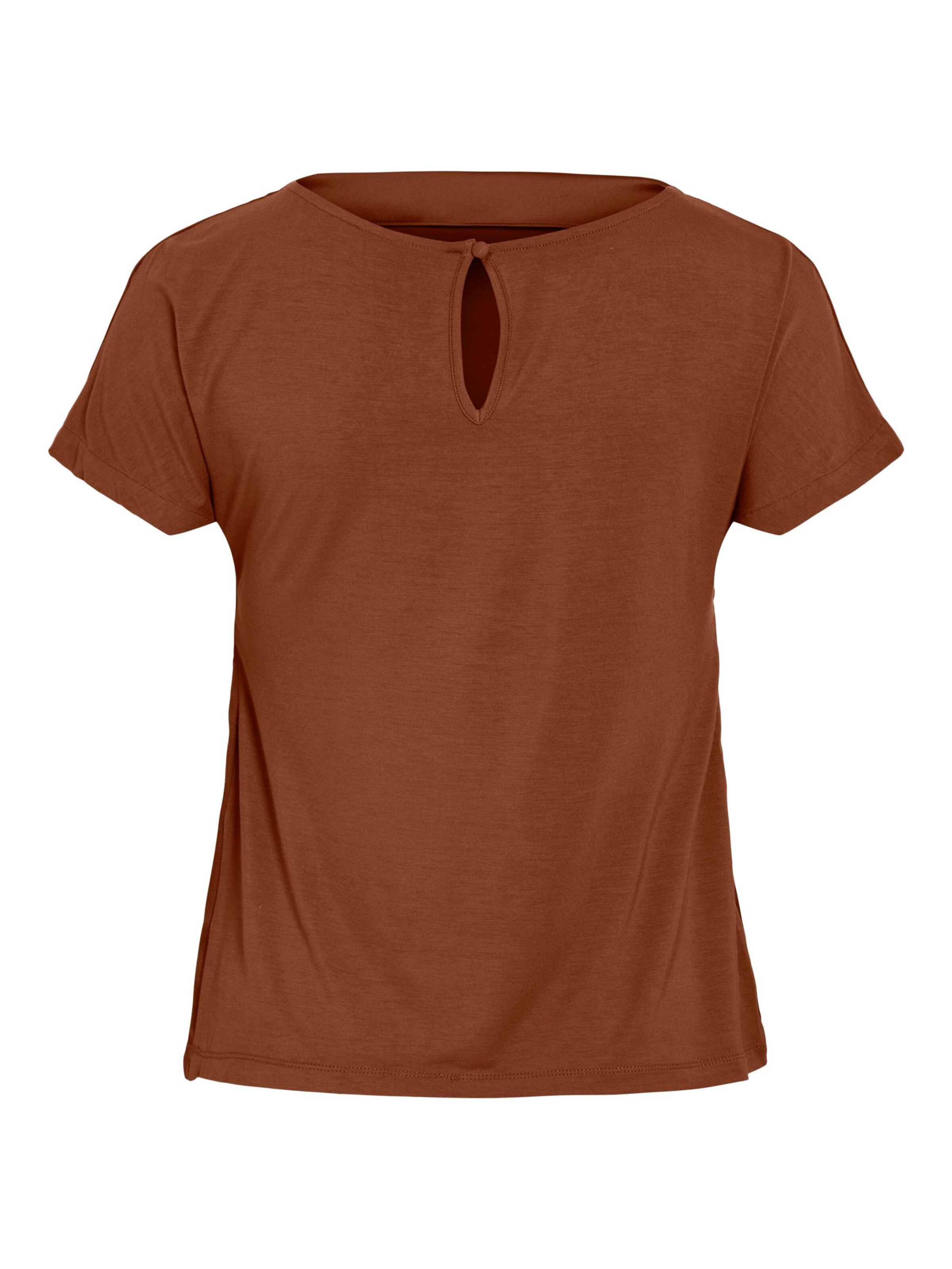 VILA Shirt 'Ellette' in Bruin