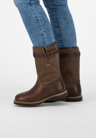 Travelin Boots 'Finland ' in Bruin: voorkant