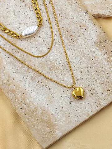 Nemomatheo Kette 'Herzstück' in Gold