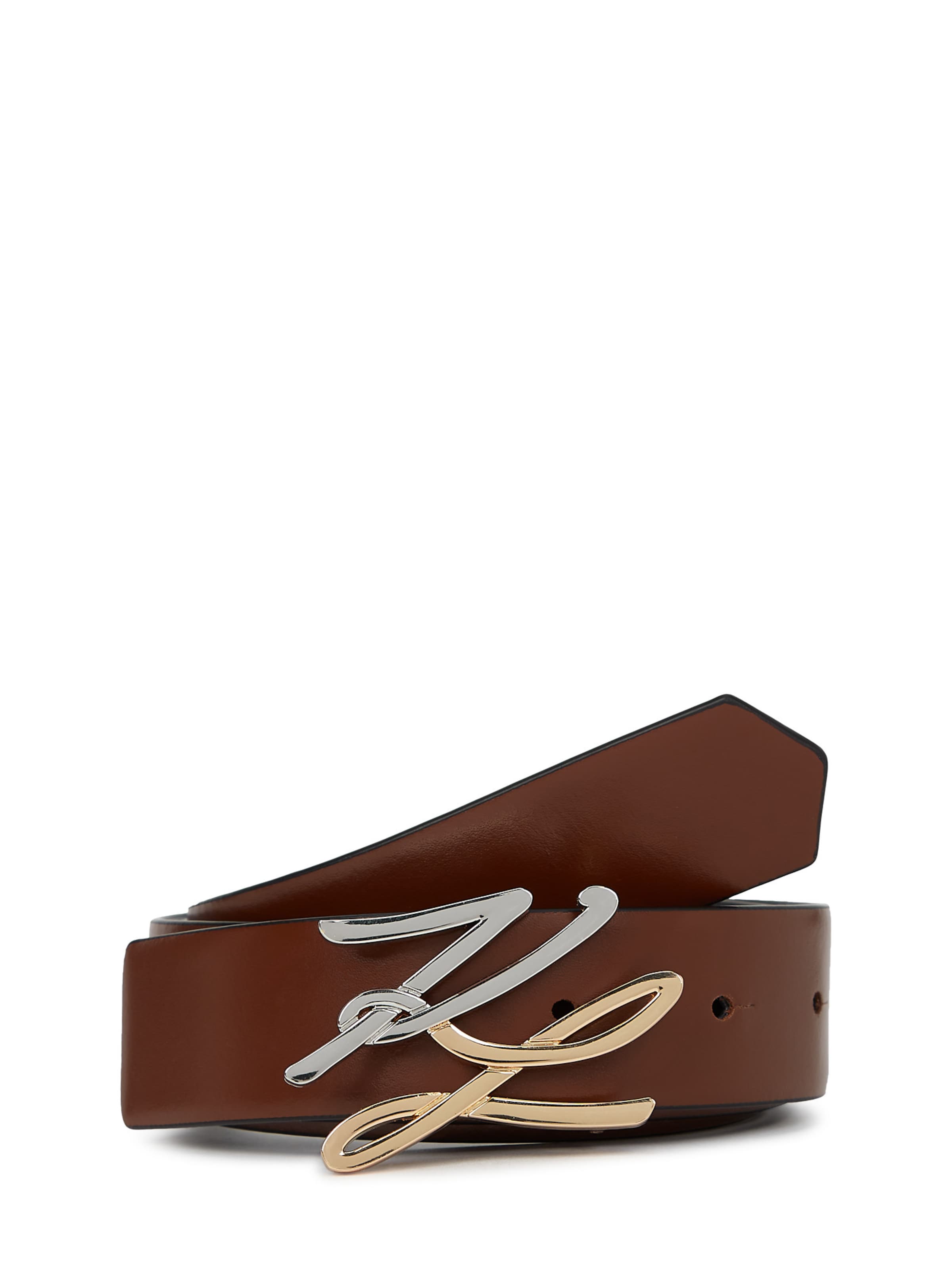 Karl Lagerfeld Ζώνη σε κονιάκ / μαύρο, Άποψη προϊόντος