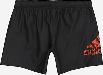 ADIDAS PERFORMANCE Board Shorts 'Logo Clx' in Black: front