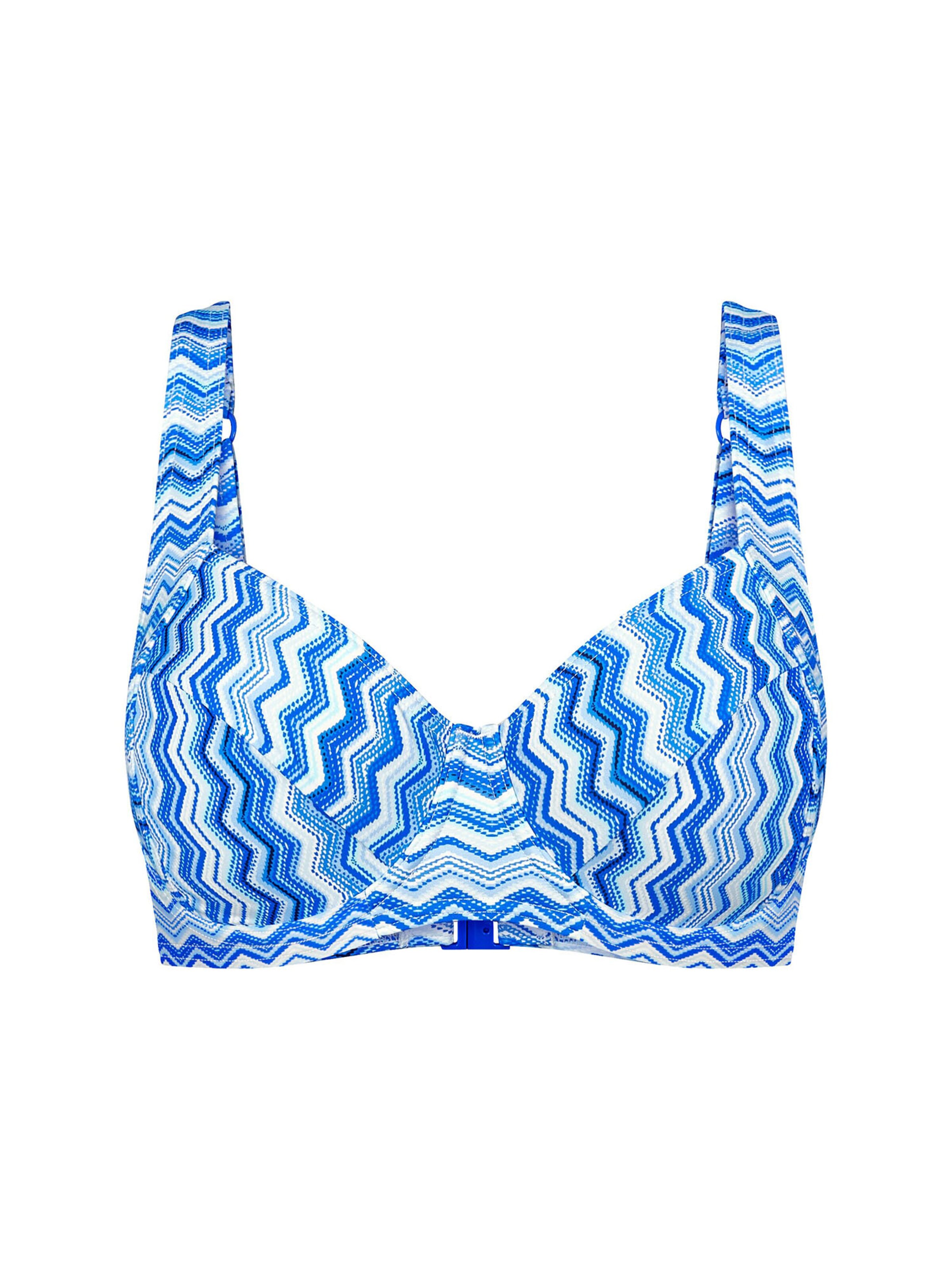 TRIUMPH Bikini top ' Red Label Mix & Match Summer ' in 75/C in Blue / White, Item view