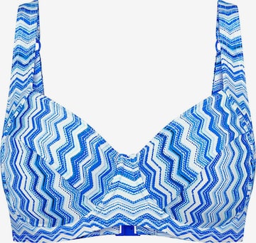 TRIUMPH Bikinitop ' Red Label Mix & Match Summer ' in Blauw: voorkant