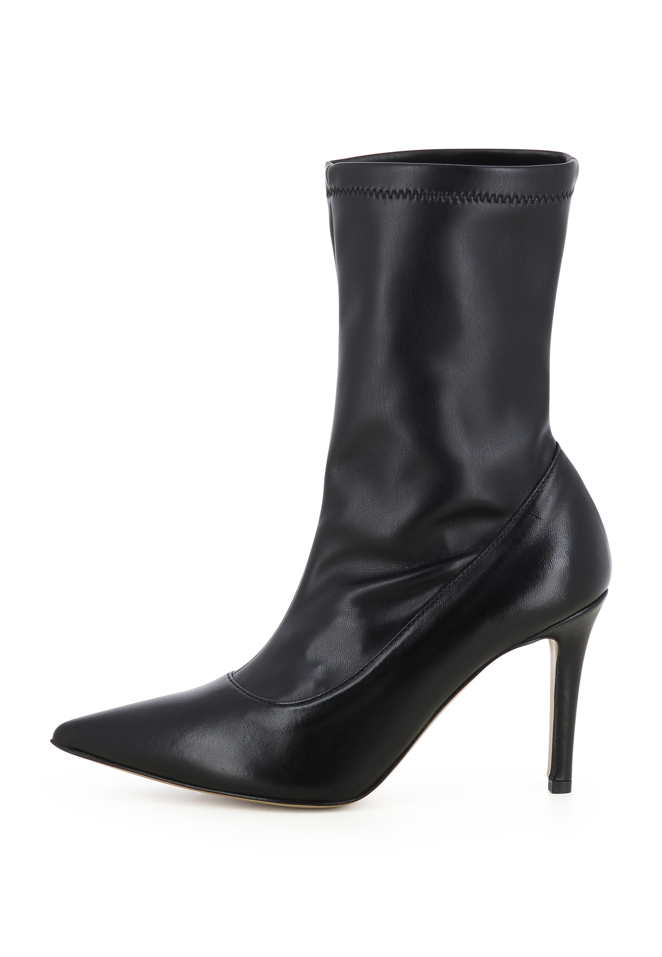 EVITA Enkellaarsjes 'Natalia' in Zwart: voorkant