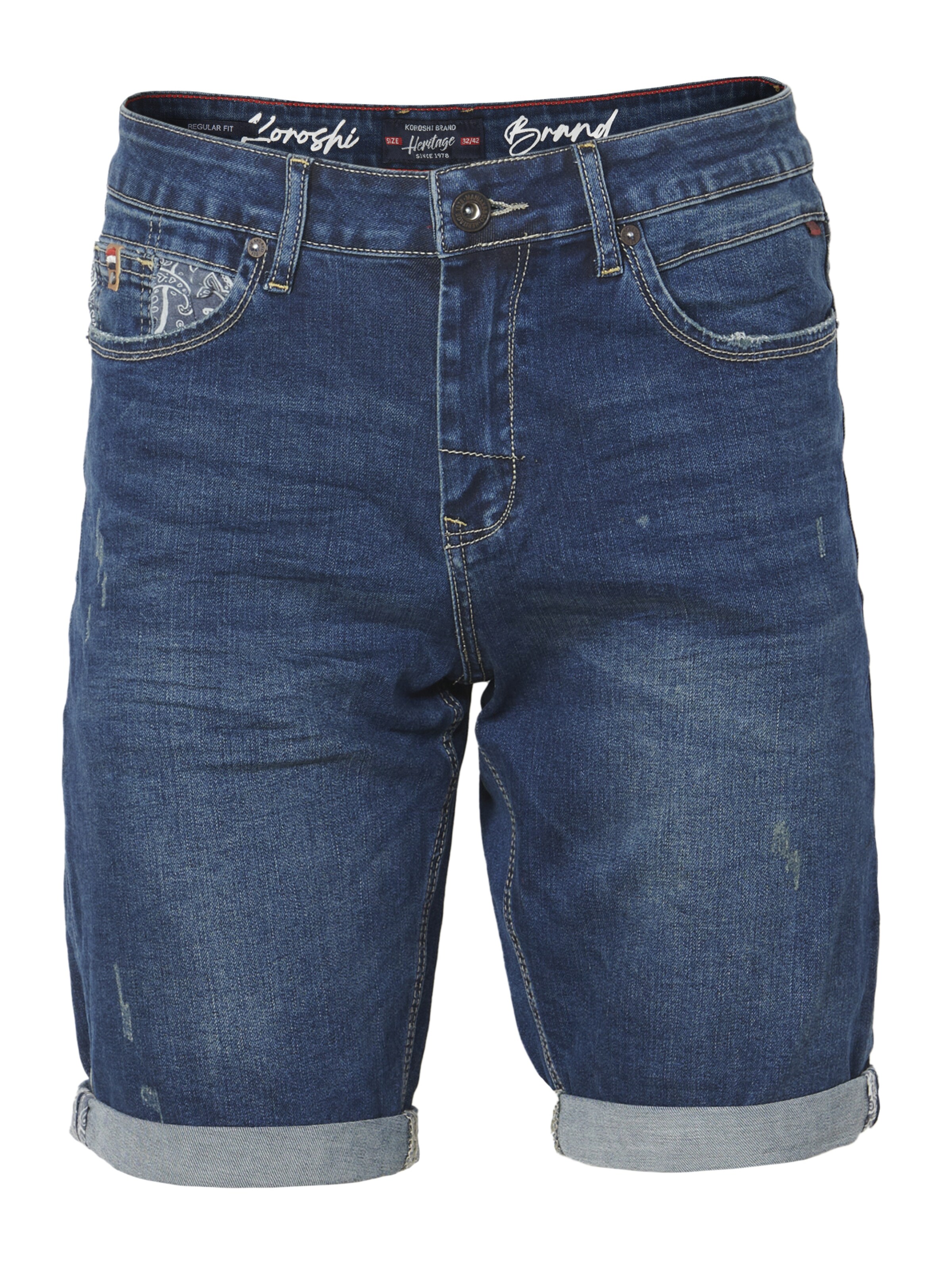 KOROSHI Обычный Джинсы в Синий: спереди