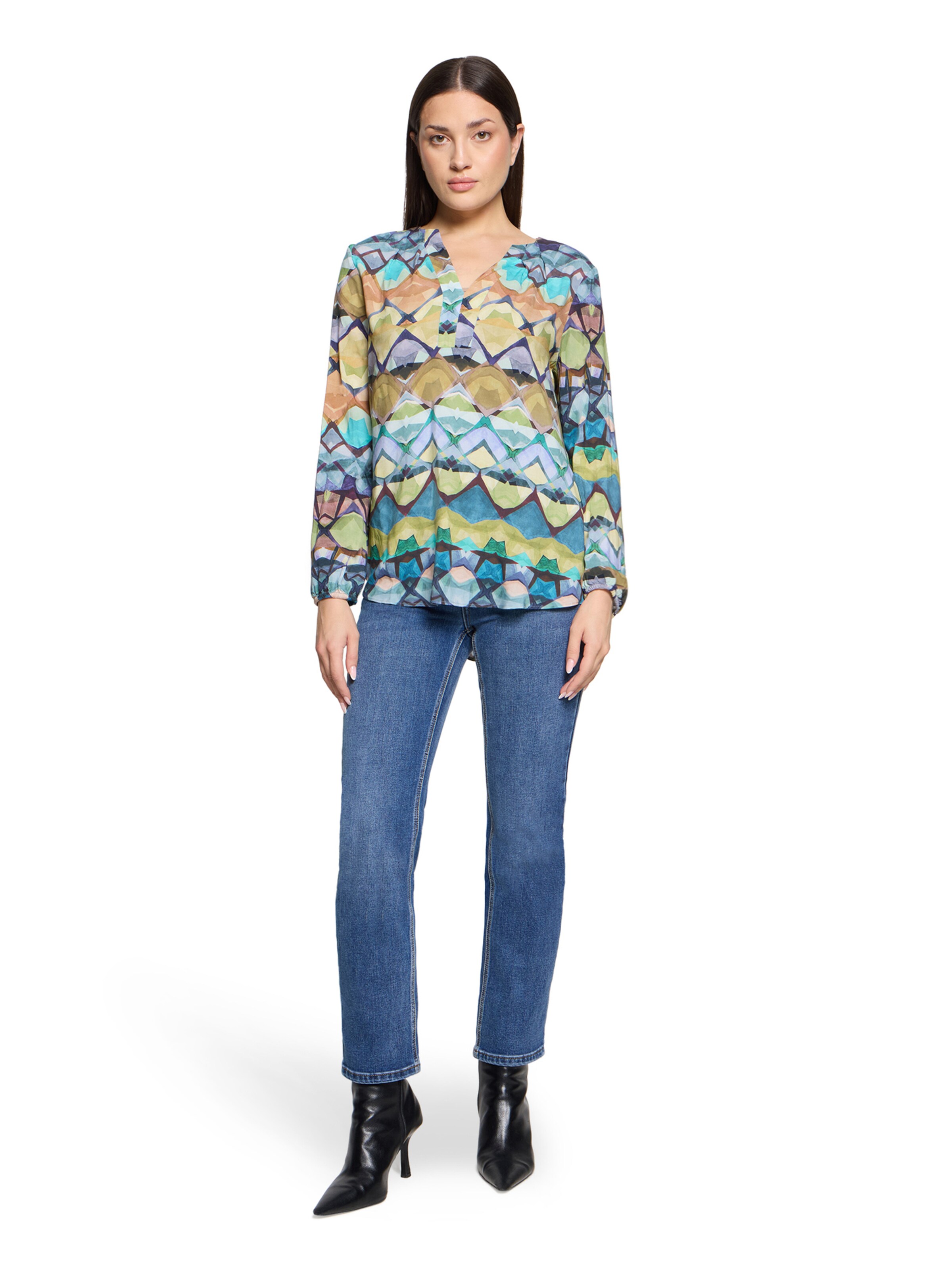 Camicia da donna di Cartoon in verde