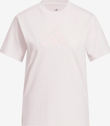 ADIDAS SPORTSWEAR - Camiseta funcional en rosa: frente