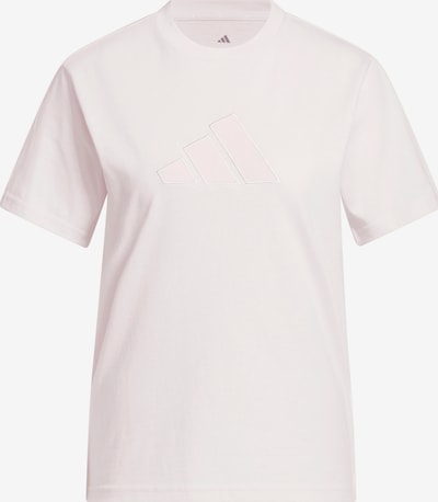 ADIDAS SPORTSWEAR Функциональная футболка 'SATIN-FILLED LOGO GRAPHIC' в размере XS в Пастельно-розовый, Обзор товара