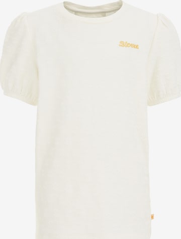 T-Shirt WE Fashion en blanc : devant