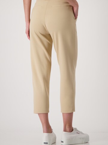monari Regular Bandplooibroek in Beige
