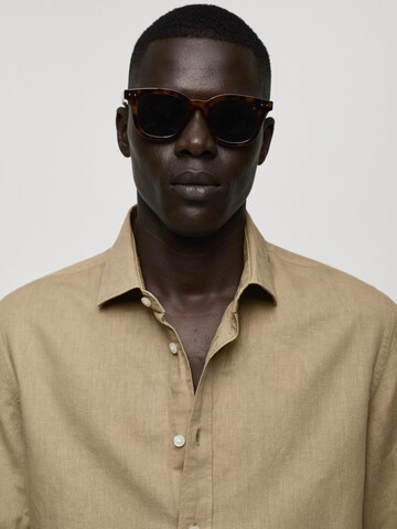 MANGO MAN Regular fit Srajca 'Avispag' | zelena barva