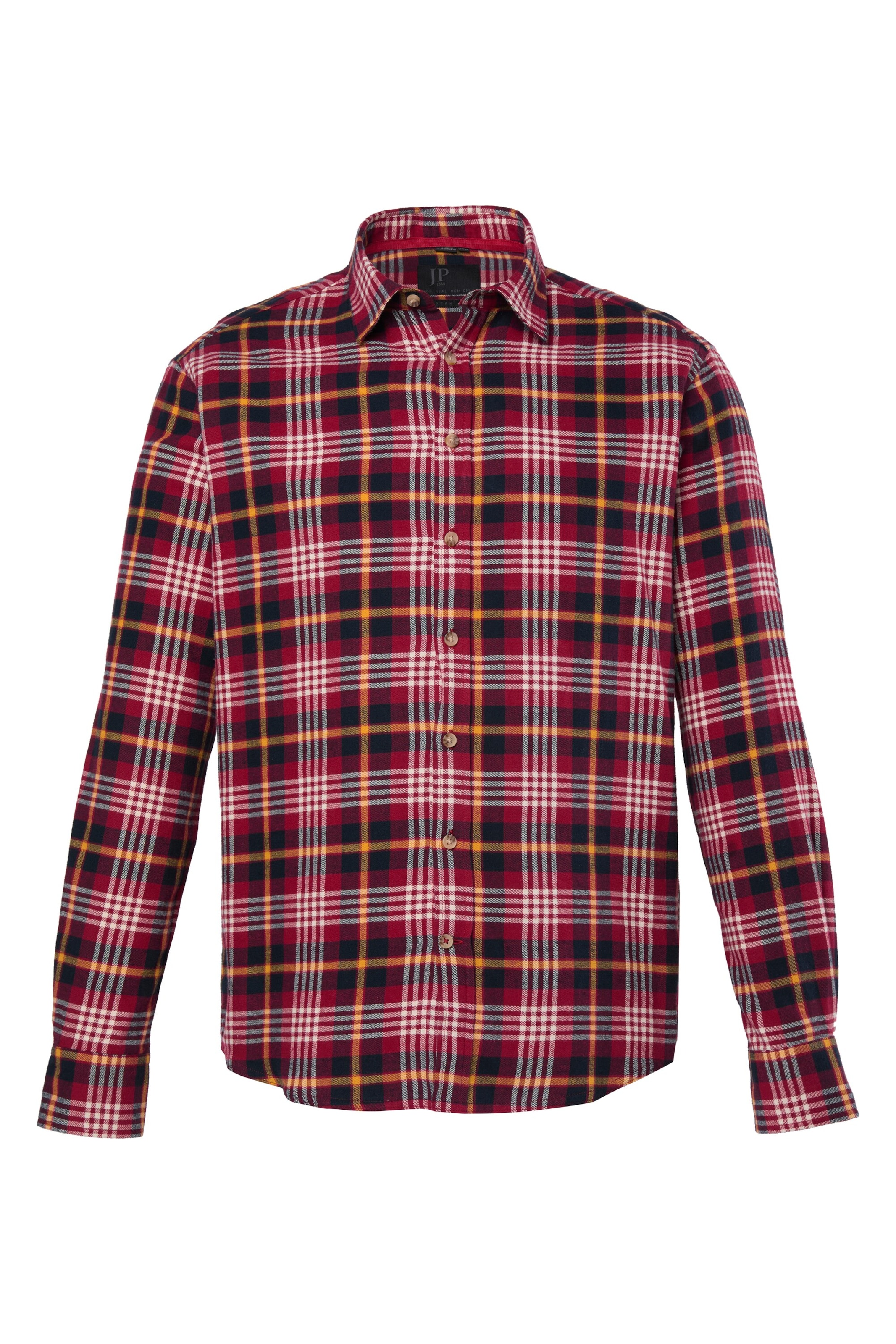 JP1880 Regular fit Button Up Shirt in Red: front