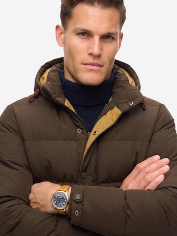 Superdry Winterjas 'Outdoor Everest Puffer Jkt SDM5012423A' in Bruin