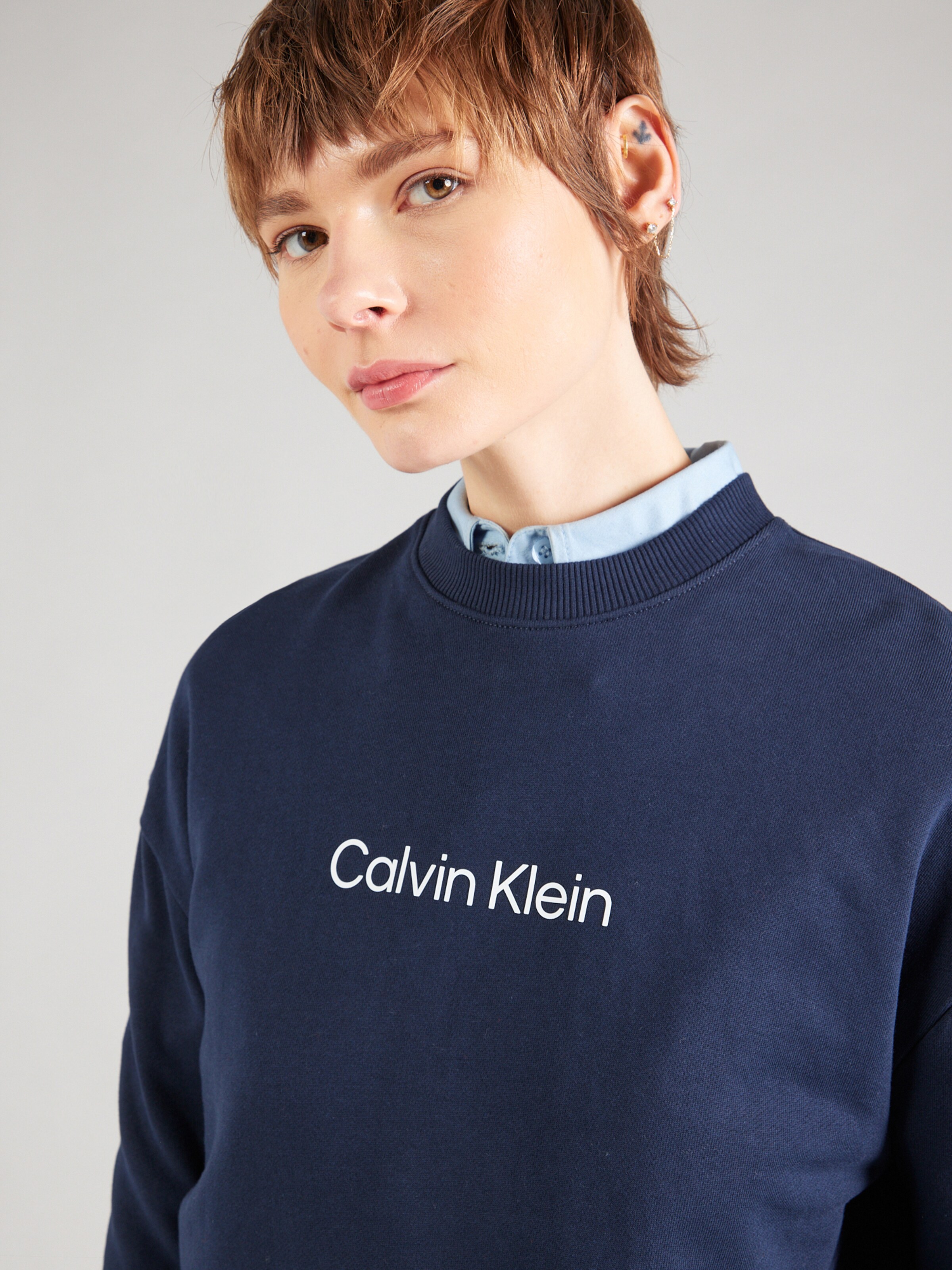 Calvin Klein Sweatshirt HERO in Dark Blue ABOUT YOU