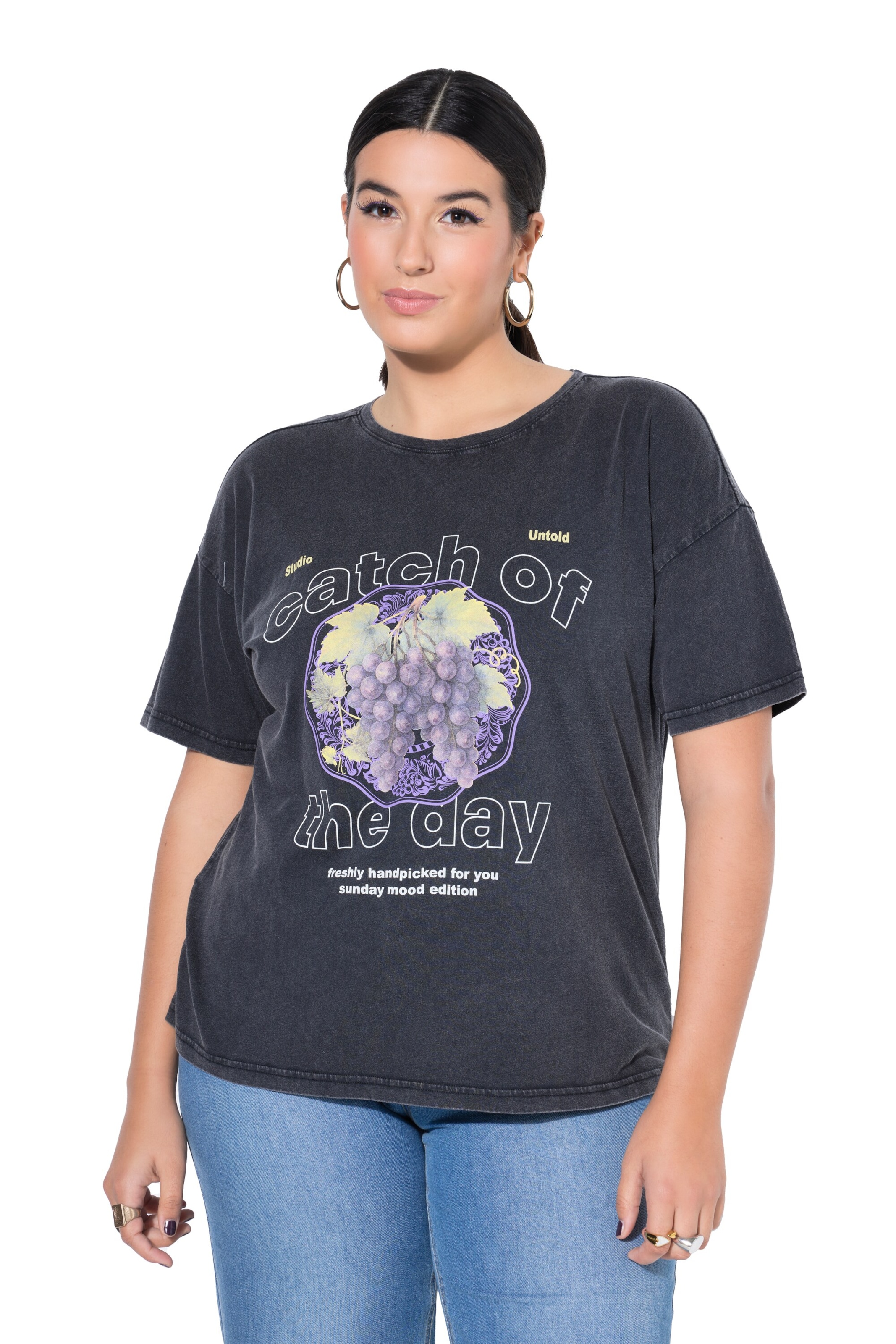 Studio Untold Shirt in Grau: Vorderseite