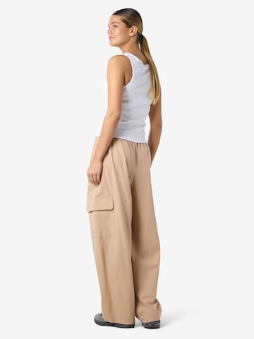 Noisy may Loosefit Cargobroek 'NMKIRBY' in Beige