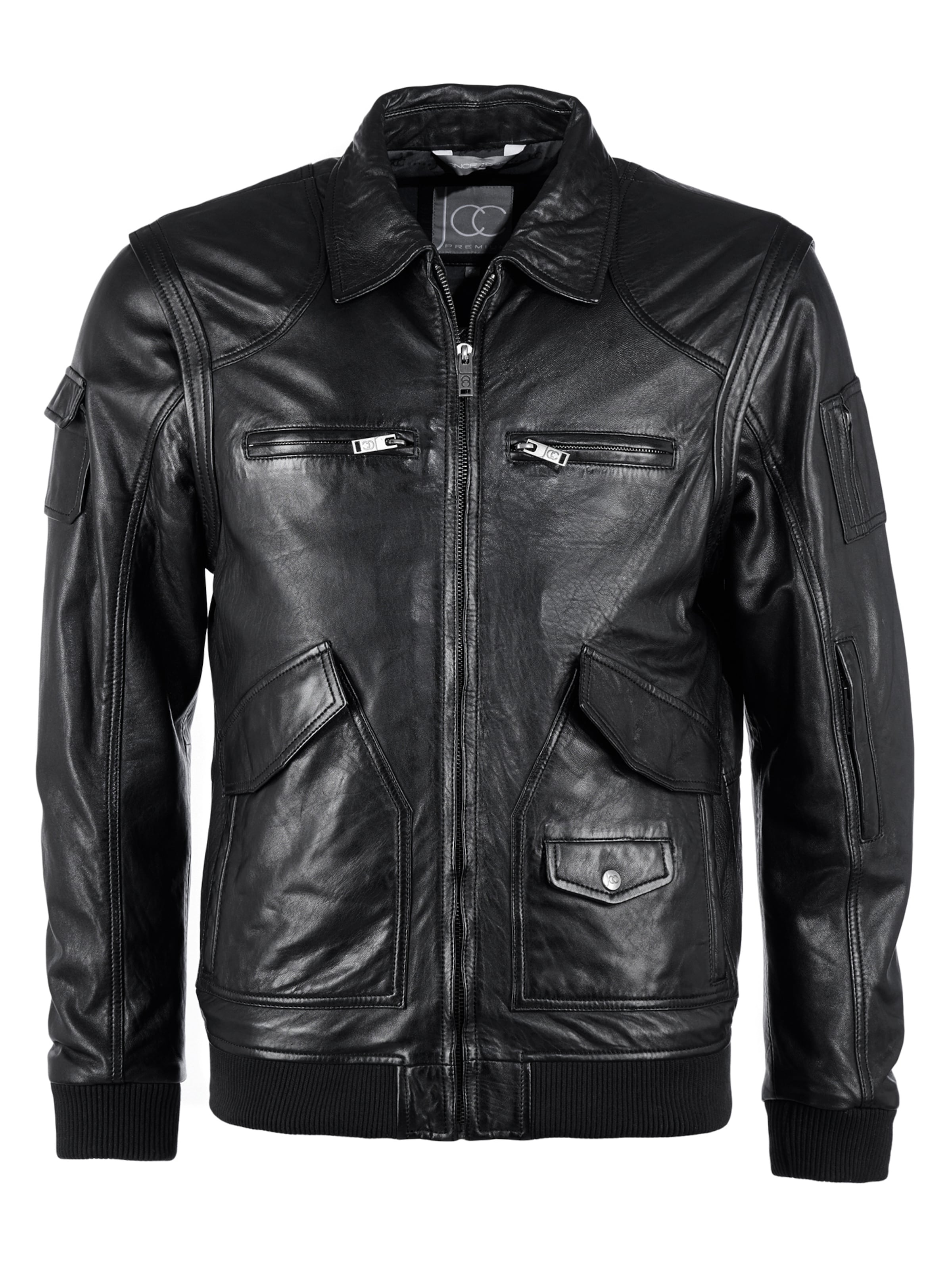 JCC Tussenjas in Zwart: voorkant