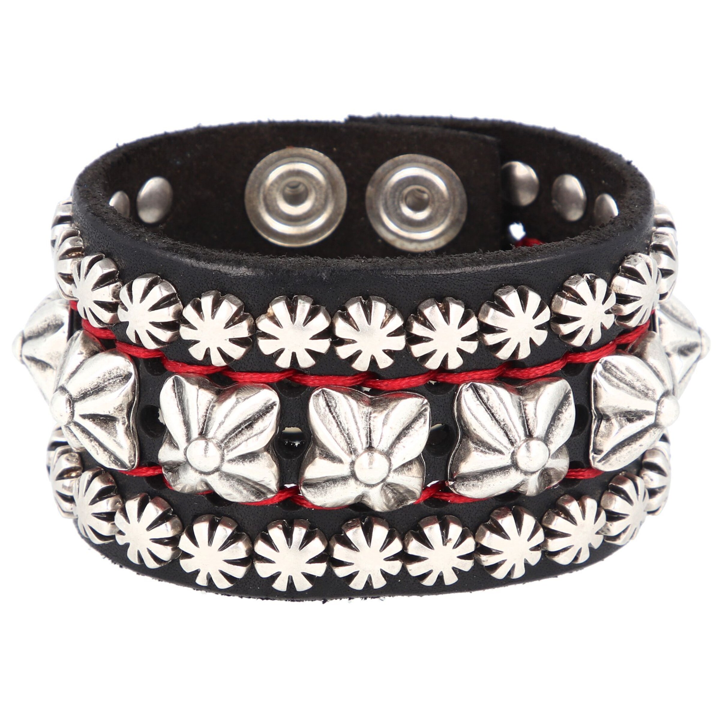 Campomaggi Armband in Schwarz: Vorderseite