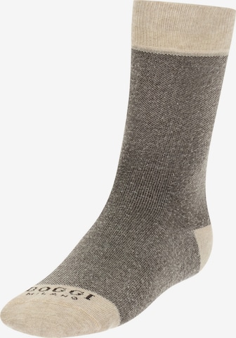 Chaussettes Boggi Milano en marron : devant