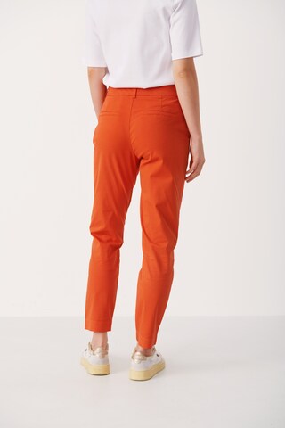 Part Two Slim fit Pants in Orange