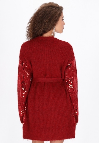 faina - Cárdigan en rojo