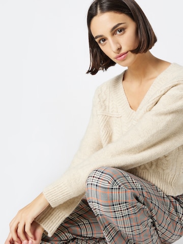 VILA Sweater 'Viri' in Beige