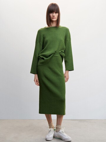 MANGO Sweater 'Adele' in Green