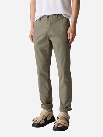 BOGNER Slimfit Chinohose 'Niko' in Braun: Vorderseite