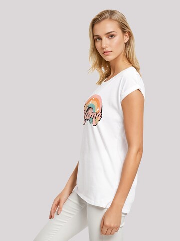 F4NT4STIC Shirt 'Mothers Day Celebration Rainbow Mama Design Mom Appreciation' in White