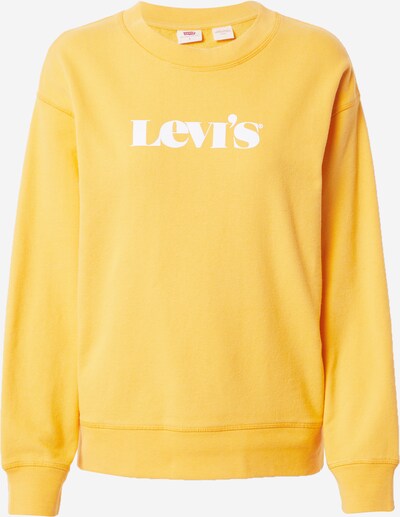 LEVI'S Sweatshirt in gelb / weiß, Produktansicht